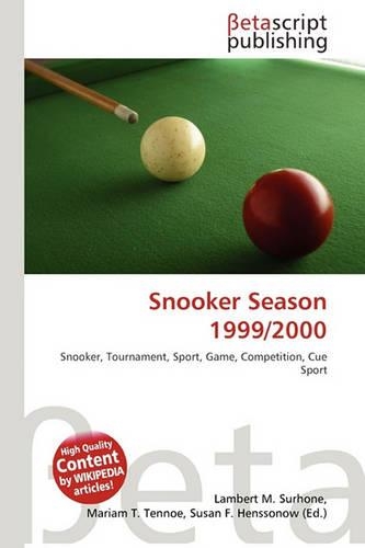 Snooker Season 1999/2000: (English)