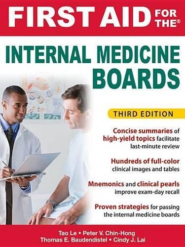 First Aid for the Internal Medicine Boards, 3rd Edition
