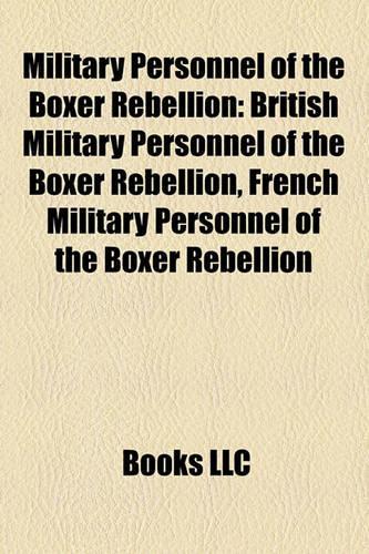 Military Personnel of the Boxer Rebellion