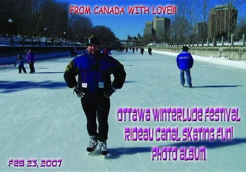 Ottawa Winterlude Festival - Rideau Canal Skateway Fun! Feb 23, 2007 Photo Album (English eBook C8)