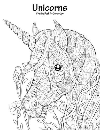Unicorns Coloring Book for Grown-Ups 1