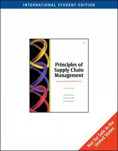 Principles of Supply Chain Management