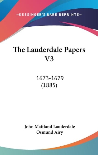 The Lauderdale Papers V3