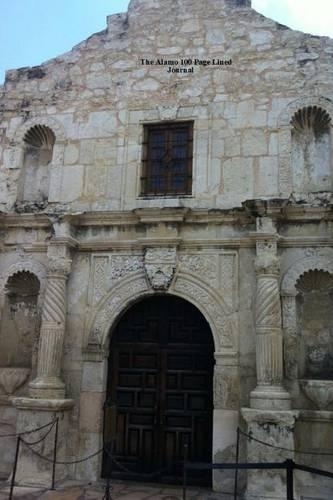 The Alamo 100 Page Lined Journal: Blank 100 Page Lined Journal for Your Thoughts, Ideas, and Inspiration(English)