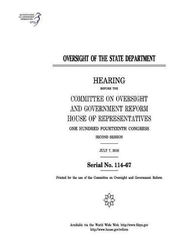 Oversight of the State Department