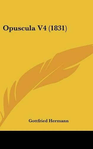 Opuscula V4 (1831)