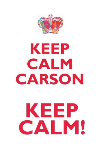 KEEP CALM CARSON! AFFIRMATIONS WORKBOOK Positive Affirmations Workbook Includes