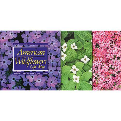 American Wildflowers Gift Wrap