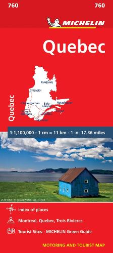Quebec - Michelin National Map 760