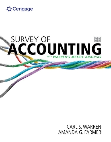 Bundle: Survey of Accounting, Loose-Leaf Version, 9th + Cnowv2, 1 Term Printed Access Card