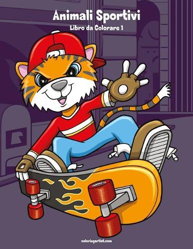 Animali Sportivi Libro da Colorare 1