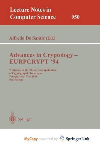 Advances in Cryptology - Eurocrypt '94