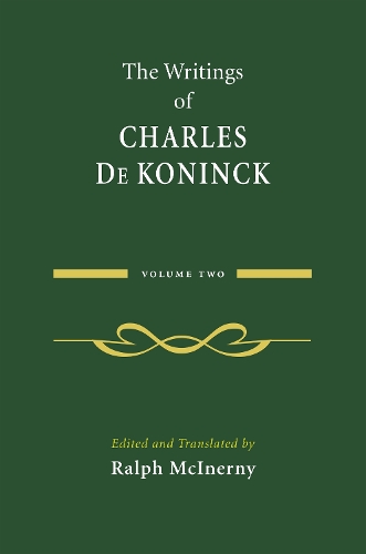 The Writings of Charles De Koninck