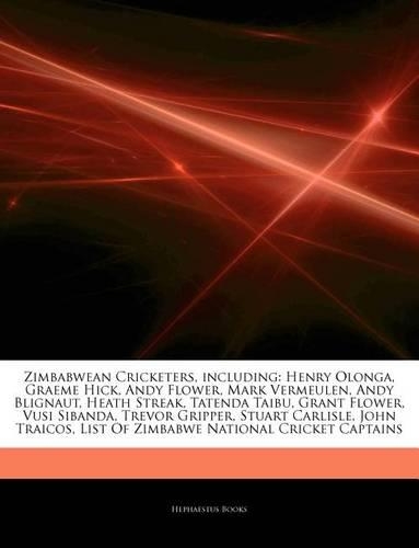Articles on Zimbabwean Cricketers, Including