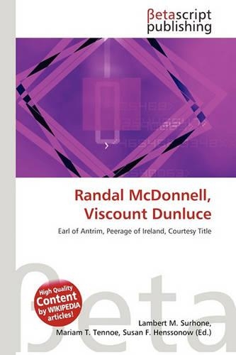 Randal McDonnell, Viscount Dunluce