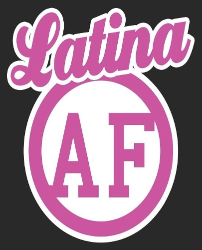 Latina AF: Mexican Spanish Cuban Women Puerto Rican Composition Notebook 100 Wide Ruled Pages Journal Diary