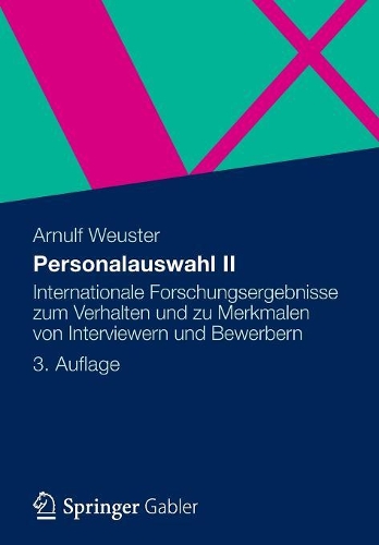 Personalauswahl II