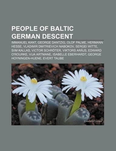 People of Baltic German Descent