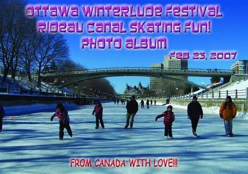 Ottawa Winterlude Festival - Rideau Canal Skateway Fun! Feb 23, 2007 Photo Album (English eBook C9)