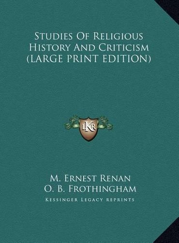 Studies of Religious History and Criticism