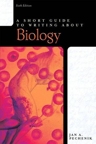 A Short Guide to Writing about Biology