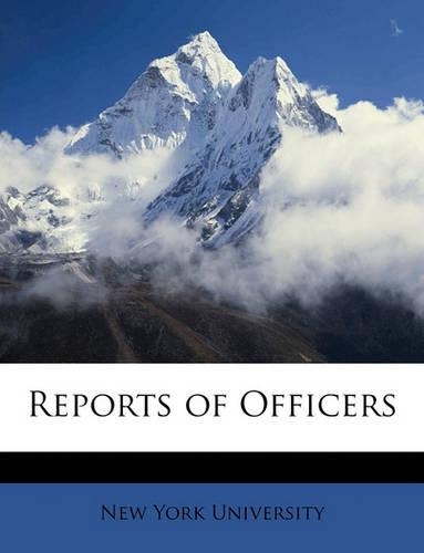 Reports of Officers: (English)