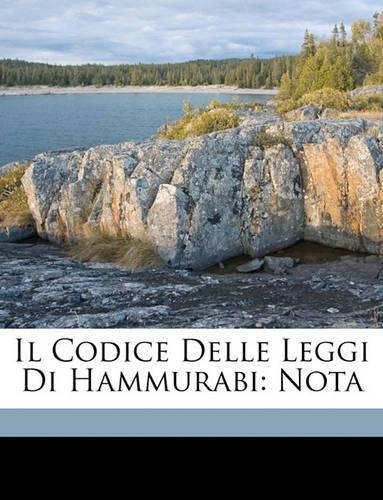 Il Codice Delle Leggi Di Hammurabi: Nota(Italian)