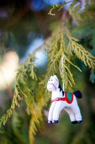 Christmas Horse Ornament Journal