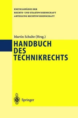 Handbuch Des Technikrechts