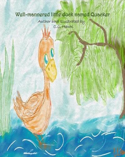 Well-mannered little duck named Quacker