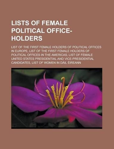 Lists of Female Political Office-Holders