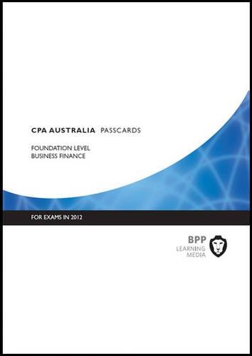 CPA Australia - Business Finance