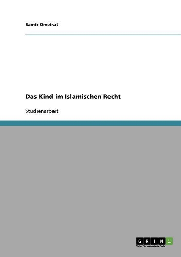 Das Kind im Islamischen Recht
