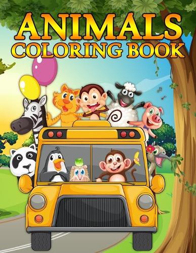 Animals Coloring Book: The Animals Coloring Book. Animals Coloring Book For Kids All Age. 50 Story Paper Pages. 8.5 in x 11 in Cover.