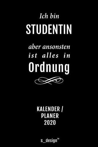 Kalender 2020 für Studenten / Studentin
