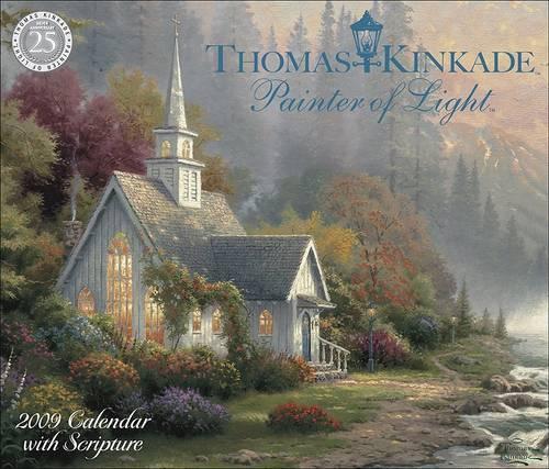 Thomas Kinkade Painter of Light Calendar with Scripture