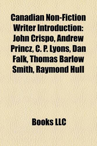Canadian Non-Fiction Writer Introduction
