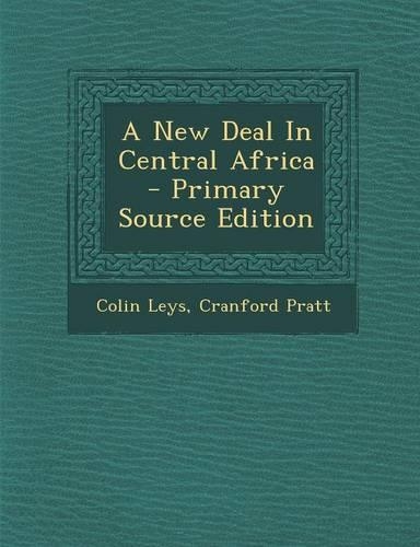 A New Deal in Central Africa
