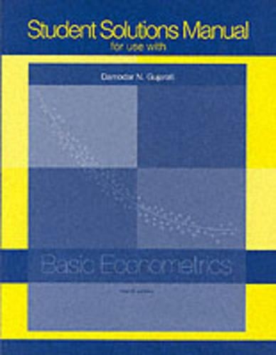 Student Solutions Manual t/a Basic Econometrics