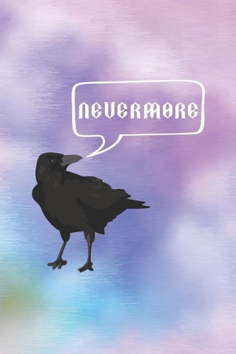 Nevermore: Blank Lined Notebook ( Gothic ) Pastel