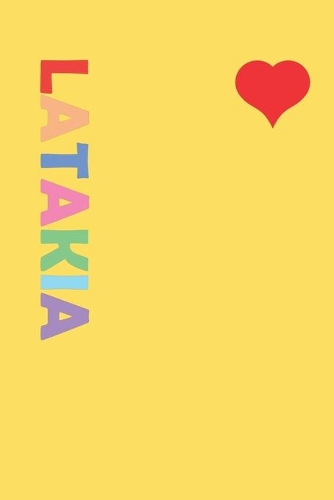 Latakia: Notebook (120 lined pages, softcover with matt finish) I Notebook I Diary I Idea book