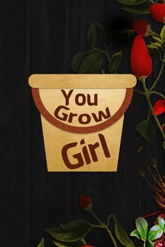 You Grow Girl: All Purpose 6x9 Blank Lined Notebook Journal Way Better Than A Card Trendy Unique Gift Black Wood Gardening