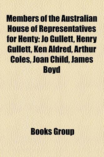Members of the Australian House of Representatives for Henty