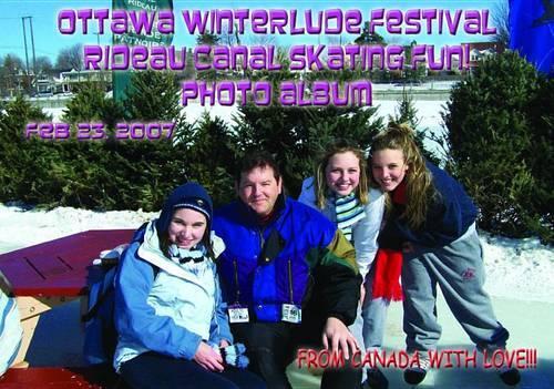 Ottawa Winterlude Festival - Rideau Canal Skateway Fun! Feb 23, 2007 Photo Album (English eBook C10)