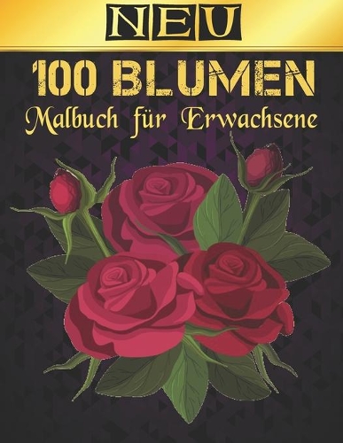Malbuch für Erwachsene Blumen