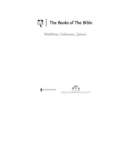 Matthew, Hebrews, James