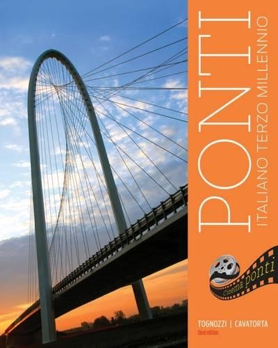 Student Activities Manual for Tognozzi/Cavatorta's Ponti, 3rd