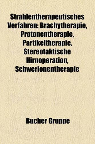 Strahlentherapeutisches Verfahren