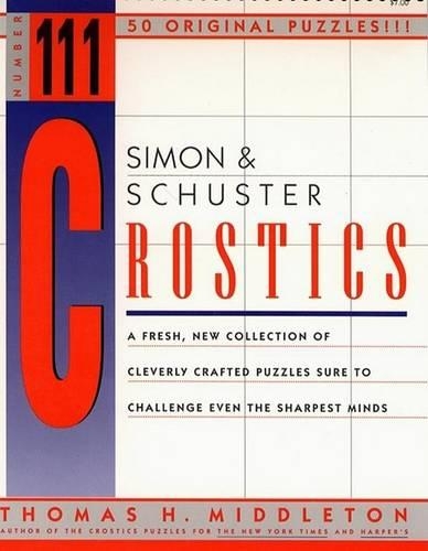 Simon and Schuster Crostics 111