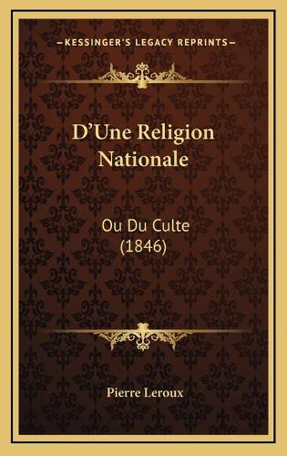 D'Une Religion Nationale
